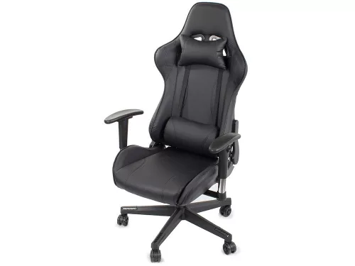Irodai forgószék Gamer szék, fekete v2