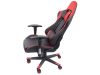Irodai forgószék Gamer szék, fekete/piros v2