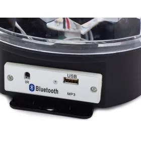   LED disco labdás mp3 usb bluetooth projektor távirányítóval