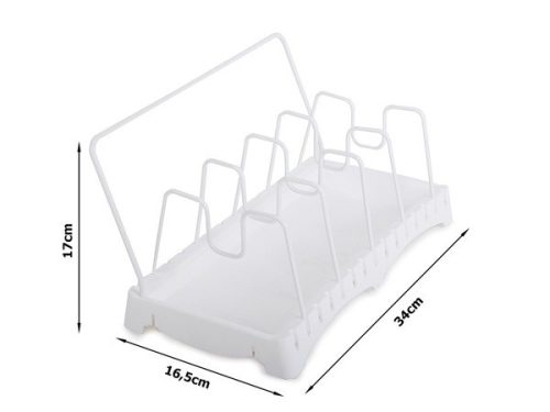 Konyhai edényszárító, 34 x 17 x 17cm, Fehér