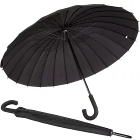 Nagy fekete esernyő, strapabíró, elegáns