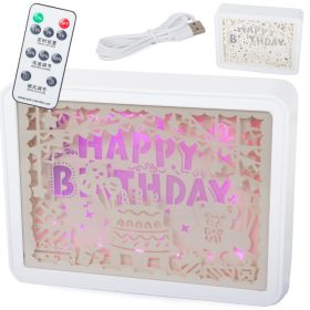   Éjjeliszekrény lámpa 3d színek rgb led távirányítóval érintéssel