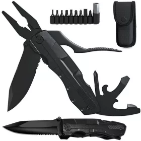 Multitool többszerszámos zsebkés tasakban