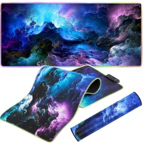Led rgb háttérvilágítású gamer egérpad