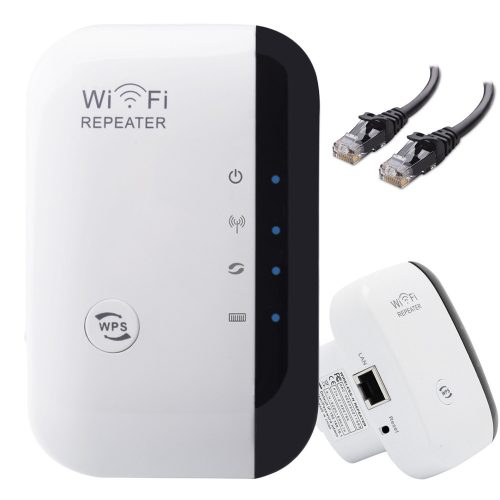 Wi-Fi erősítő, nagy teljesítményű átjátszó 300 Mbps