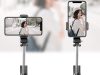 Selfie stick állványos bluetooth távirányító