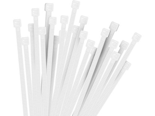 Kábelkötegelő, gyorskötöző 2,5x100 100 db fehér