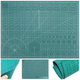   Covoras de taiere autovindecare, Verk Group, A2, dublu strat, 45x60cm, verde