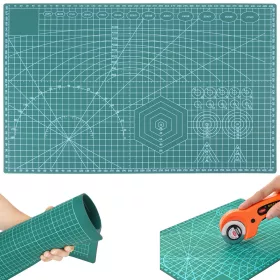   Öngyógyító vágószőnyeg a3 modellező kétoldalas zöld