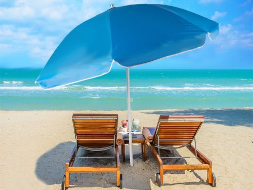 Nagy UVálló strand napernyő 210cm