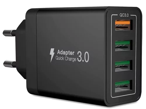 4xusb telefon gyorstöltő 3.0 hálózati töltő
