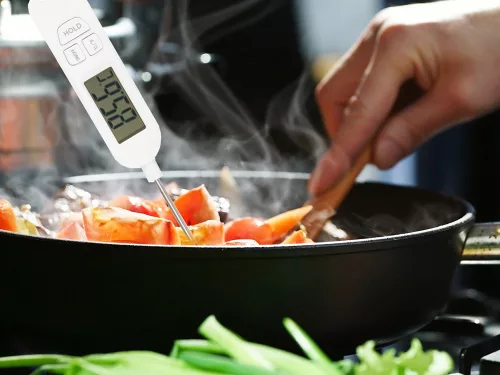 hússzonda lcd tűs hőmérő 300°c
