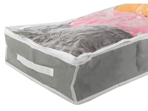 Tároló doboz gardrób rendszerező cipzár nagy cipő ágynemű