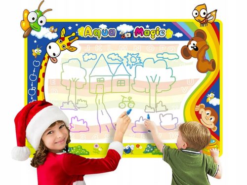 Vízfestős rajzszőnyeg nagy méretben, 100x80 cm