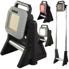   Led reflektor újratölthető led smd usb teleszkópos lábbal