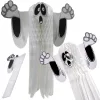 Szellem papír halloween szellem 3d hajtogatott papír dekoráció fehér 51cm