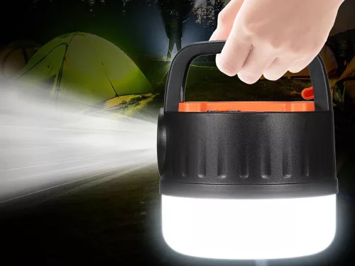 kempinglámpa újratölthető led usb turista napelem akasztőval