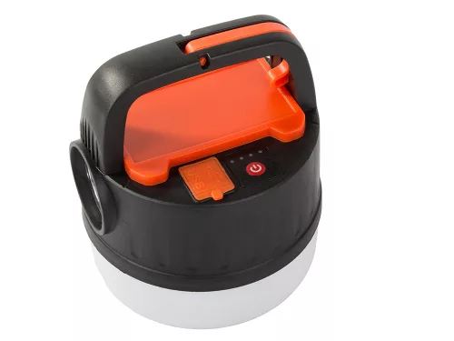 kempinglámpa újratölthető led usb turista napelem akasztőval