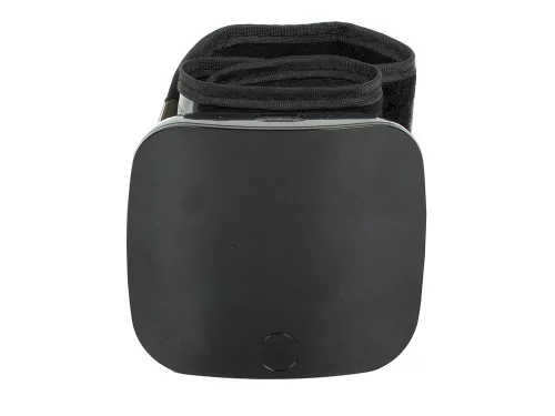 Elektronikus csuklós vérnyomásmérő, LCD, tok, újratölthető hang, USB