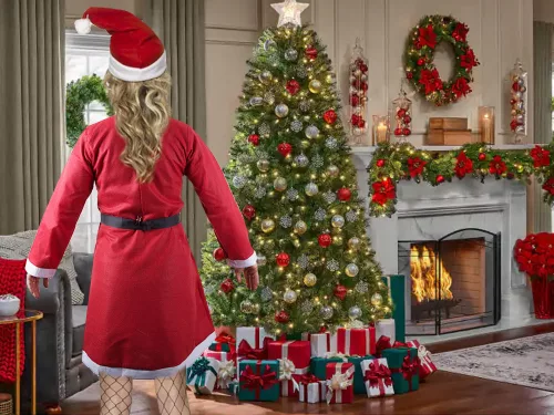 Outfit Mrs. Mikulás jelmez és Mikulás ruha