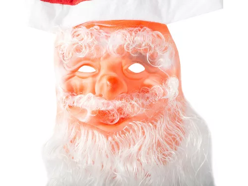 Mikulás maszk, szakáll, csillagkalap