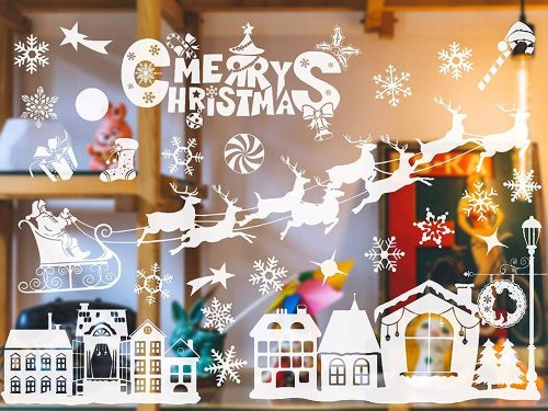 Karácsonyi matricák ablakokhoz, Mikulás