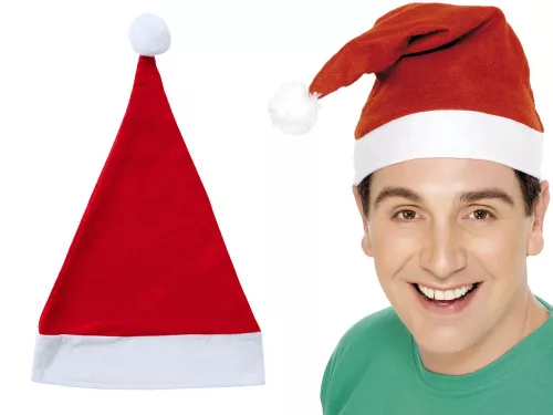 Mikulás sapka pompon jelmez ruhával