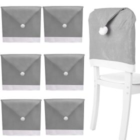 Karácsonyi Mikulás sapka székhuzatok x6