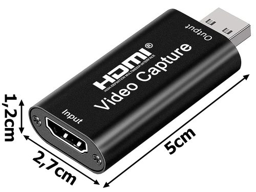 Videórögzítő kártya video grabber hdmi usb org 4k