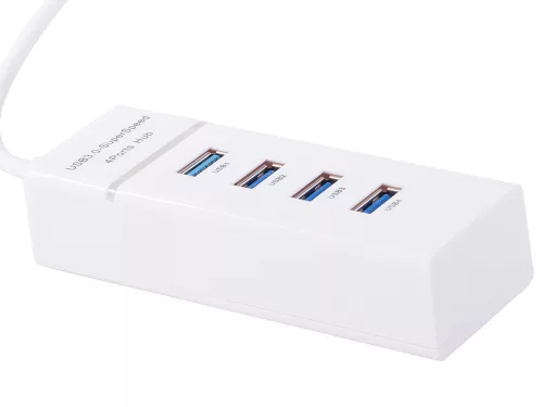 Hub usb 3.0 port splitter 4 port fehér