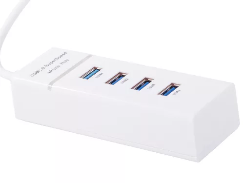 Hub usb 3.0 port splitter 4 port fehér