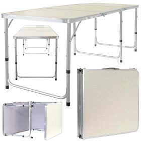 Kemping asztal összecsukható kerti asztal 180x60cm