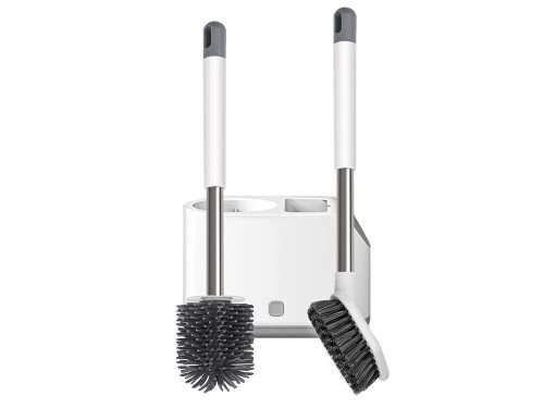 Szilikon WC kefe wc szett dupla 2 az 1-ben WC-vel