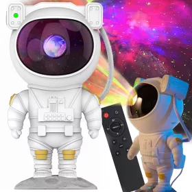   Star projektor űrhajós éjszakai fény lézeres ég projektor led távirányító