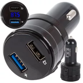   Fm transmitter mp3 bluetooth töltő 2x usb audio autótöltő