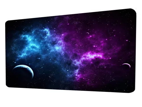 Gaming asztali pad xxl csillagos ég minta 90x40 vastag egérpad