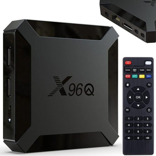 Médialejátszó okos tv box android hdmi távirányítóval