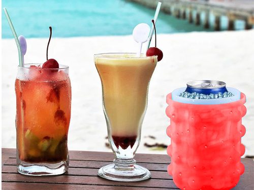 Italhűtő és jégkocka készítő szilikon edény 2in1