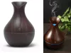 Levegő párásító aroma diffúzor aromaterápia rgb megvilágítás usb barna