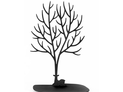 Ékszer állvány karkötők fülbevalók szervező szarvasfa bemutató fekete