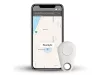 Kulcstartó telefon kulcskereső bluetooth kulcskereső jeladó fehér