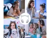 Vezeték nélküli fejhallgató bluetooth rádió fm mp3 macska füles led háttérvilágítással