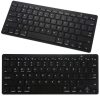 Vezeték nélküli Bluetooth billentyűzet pc ipad mac, vékony, angol, fekete