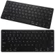 Vezeték nélküli Bluetooth billentyűzet pc ipad mac, vékony, angol, fekete