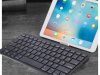 Vezeték nélküli Bluetooth billentyűzet pc ipad mac, vékony, angol, fekete