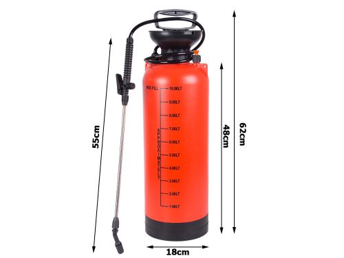 nagynyomású kézi permetező 10L