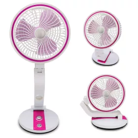   Összecsukható ventilátor vezeték nélküli asztali lámpa álló asztali ventilátor