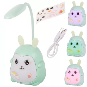   Led rgb usb asztali lámpa gyerekeknek olvasástanuláshoz 3 módban kék