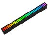 Hangra működő USB RGB ledes világítás 18 üzemmóddal v2 fekete