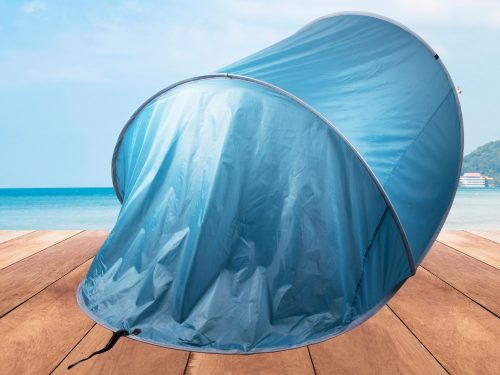 Strand sátor nagy zárható pop-up önösszecsukható uv-védelem